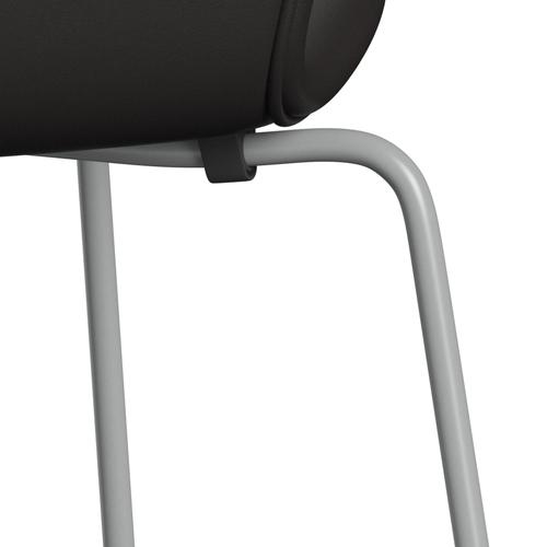 [product_category]-Fritz Hansen 3107 Chair Full Upholstery, Nine Grey/Soft Black Brown-Fritz Hansen-3107FU-SOBBR-DRNIGR-FRI-7