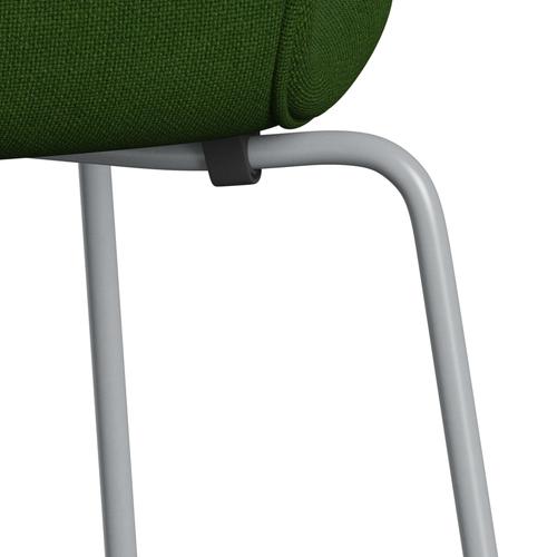 [product_category]-Fritz Hansen 3107 Chair Full Upholstery, Silver Grey/Hallingdal Grass Green-Fritz Hansen-3107FU-HAL960-SIGREY-FRI-7