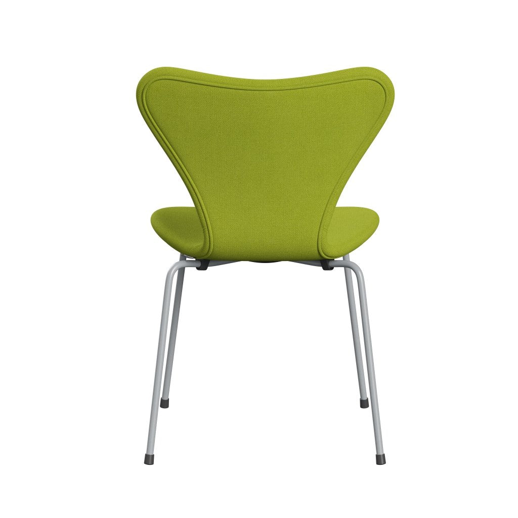 [product_category]-Fritz Hansen 3107 Chair Full Upholstery, Silver Grey/Hallingdal Lime-Fritz Hansen-3107FU-HAL907-SIGREY-FRI-4