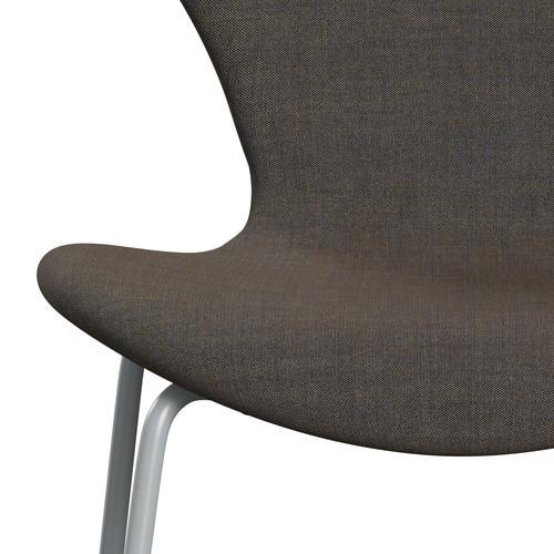 [product_category]-Fritz Hansen 3107 Chair Full Upholstery, Silver Grey/Remix Rust Blue-Fritz Hansen-3107FU-REM852-SIGREY-FRI-6