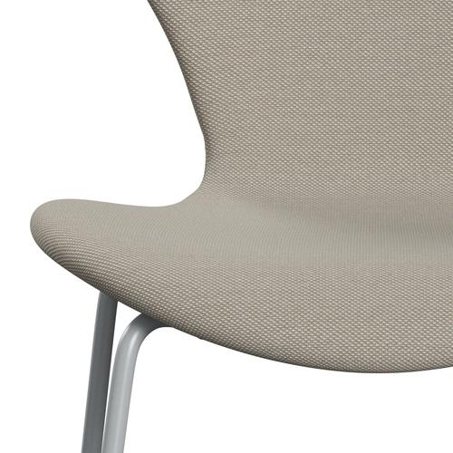 [product_category]-Fritz Hansen 3107 Chair Full Upholstery, Silver Grey/Steelcut Trio Sand-Fritz Hansen-3107FU-STR213-SIGREY-FRI-6