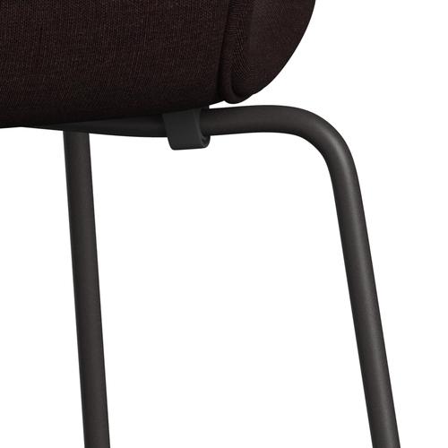 [product_category]-Fritz Hansen 3107 Chair Full Upholstery, Warm Graphite/Canvas Black Light-Fritz Hansen-3107FU-CA0374-WARGRA-FRI-7