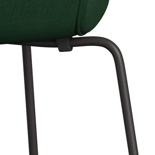 [product_category]-Fritz Hansen 3107 Chair Full Upholstery, Warm Graphite/Canvas Grass Green-Fritz Hansen-3107FU-CA0946-WARGRA-FRI-7