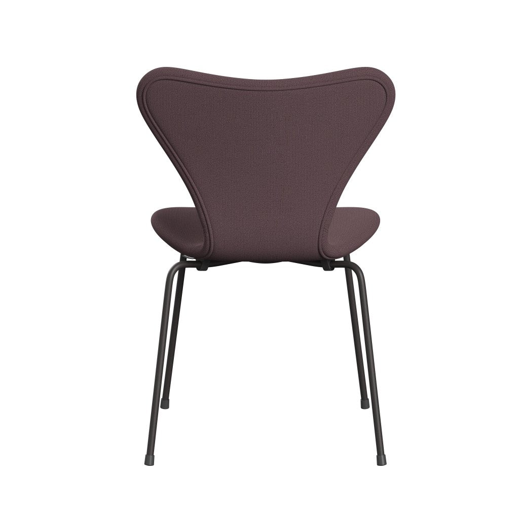 [product_category]-Fritz Hansen 3107 Chair Full Upholstery, Warm Graphite/Capture Aubergine-Fritz Hansen-3107FU-CP6302-WARGRA-FRI-4