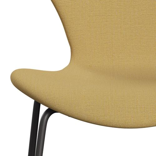 [product_category]-Fritz Hansen 3107 Chair Full Upholstery, Warm Graphite/Christianshavn Yellow-Fritz Hansen-3107FU-CH1110-WARGRA-FRI-6