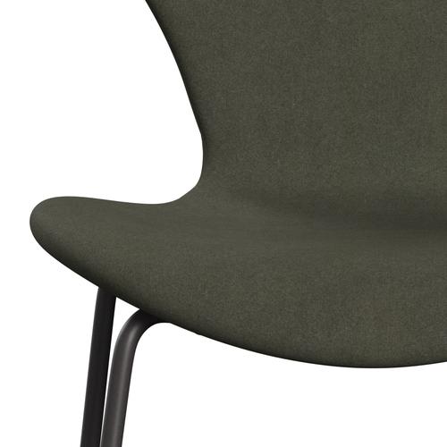 [product_category]-Fritz Hansen 3107 Chair Full Upholstery, Warm Graphite/Divina Military Green-Fritz Hansen-3107FU-DIV944-WARGRA-FRI-6