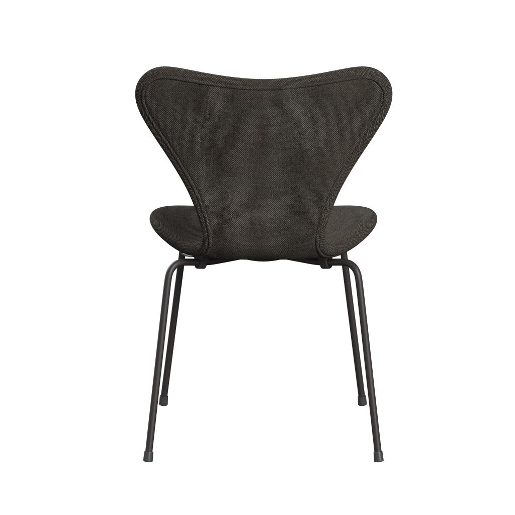 [product_category]-Fritz Hansen 3107 Chair Full Upholstery, Warm Graphite/Hallingdal Charcoal Light-Fritz Hansen-3107FU-HAL153-WARGRA-FRI-4