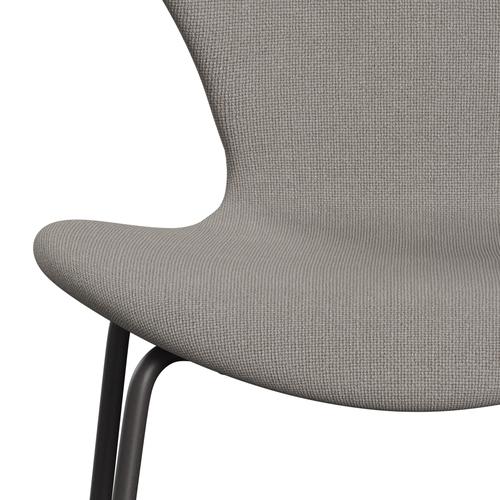 [product_category]-Fritz Hansen 3107 Chair Full Upholstery, Warm Graphite/Hallingdal Light Grey (Hal113)-Fritz Hansen-3107FU-HAL113-WARGRA-FRI-6