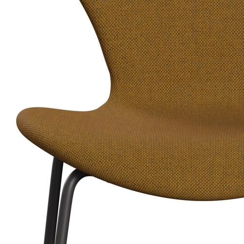 [product_category]-Fritz Hansen 3107 Chair Full Upholstery, Warm Graphite/Re Wool Saffron/Natural-Fritz Hansen-3107FU-REW448-WARGRA-FRI-6