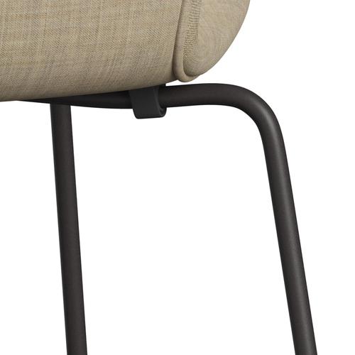 [product_category]-Fritz Hansen 3107 Chair Full Upholstery, Warm Graphite/Remix Beige (Rem223)-Fritz Hansen-3107FU-REM223-WARGRA-FRI-7