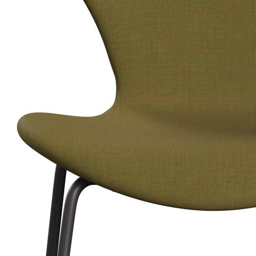 [product_category]-Fritz Hansen 3107 Chair Full Upholstery, Warm Graphite/Remix Goldgreen-Fritz Hansen-3107FU-REM942-WARGRA-FRI-6