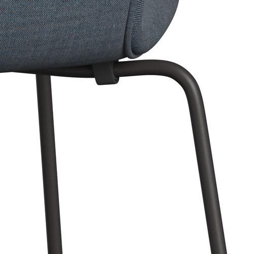 [product_category]-Fritz Hansen 3107 Chair Full Upholstery, Warm Graphite/Remix Petrol Blue Dark-Fritz Hansen-3107FU-REM716-WARGRA-FRI-7