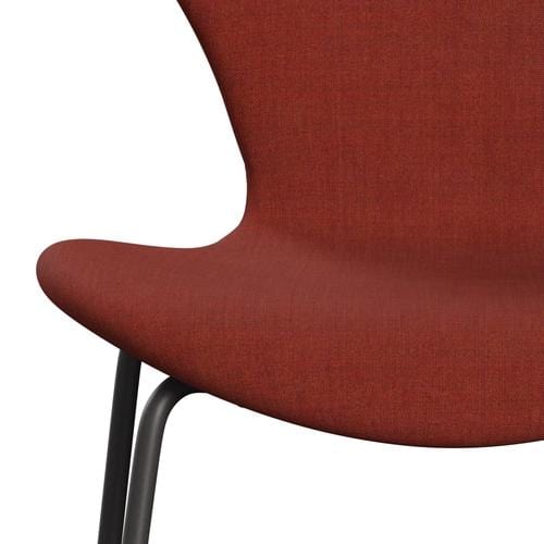 [product_category]-Fritz Hansen 3107 Chair Full Upholstery, Warm Graphite/Remix Terracotta-Fritz Hansen-3107FU-REM653-WARGRA-FRI-6