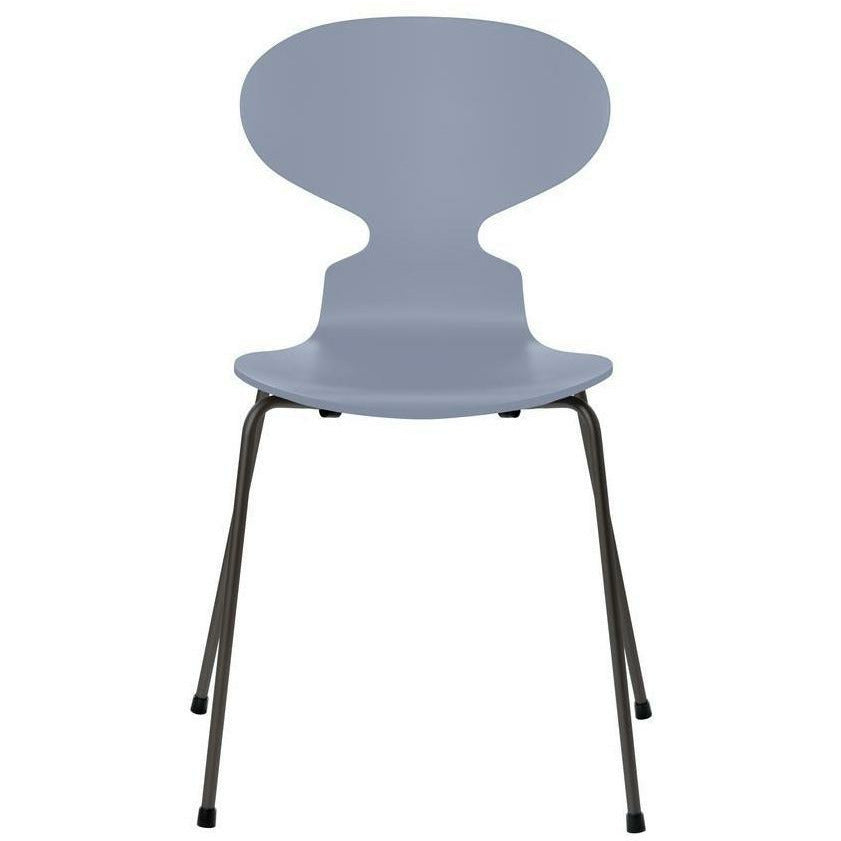 [product_category]-Fritz Hansen Ant Chair Lacquered Lavender Blue Bowl, Warm Graphite Base-Fritz Hansen-3101-LAKERET-LAVENDER-WARM-FRI-1