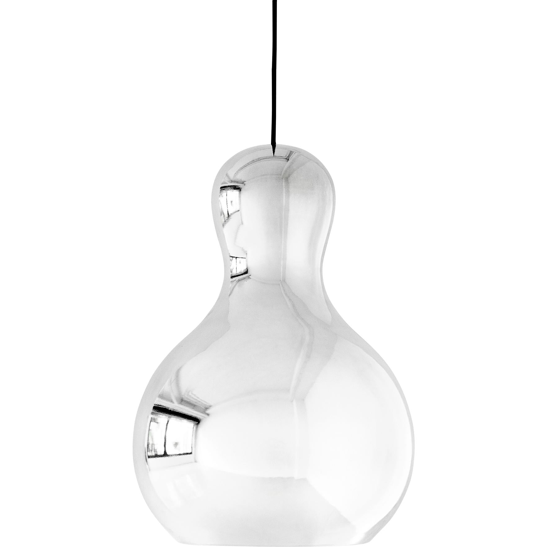 [product_category]-Fritz Hansen Calabash Pendulum ø22 Cm, Silver-Fritz Hansen-5702370181727-14018172-FRI-1