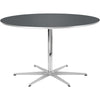 Fritz Hansen Circular Table ø145 Cm, Grey Bromo Laminate