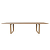 Fritz Hansen Cm31 Essay Dining Table 317x100 Cm, Oak White Pigmented