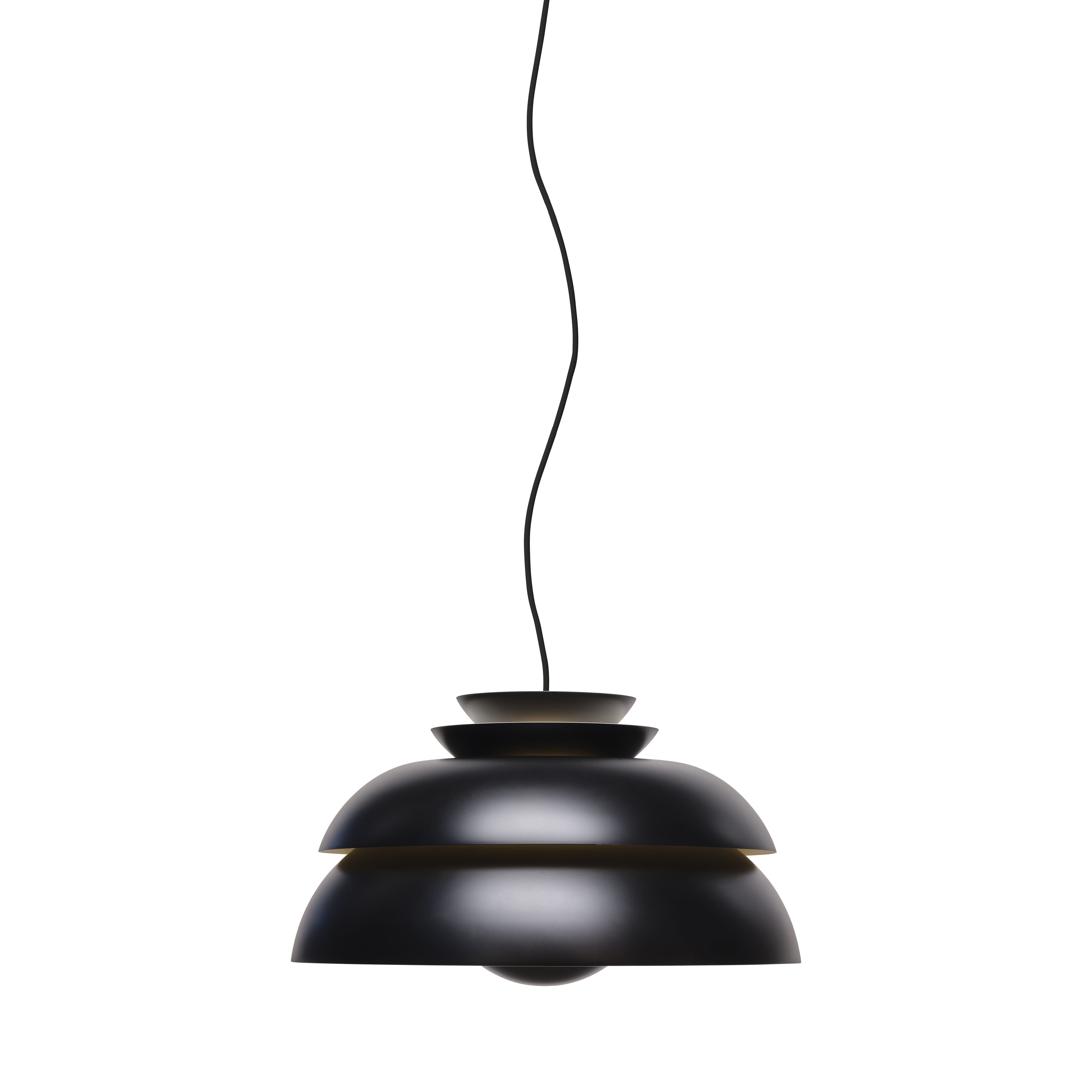 [product_category]-Fritz Hansen Concert Suspension Lamp Black Matt, ø32 Cm-Fritz Hansen-5702370000998-14721808-FRI-1