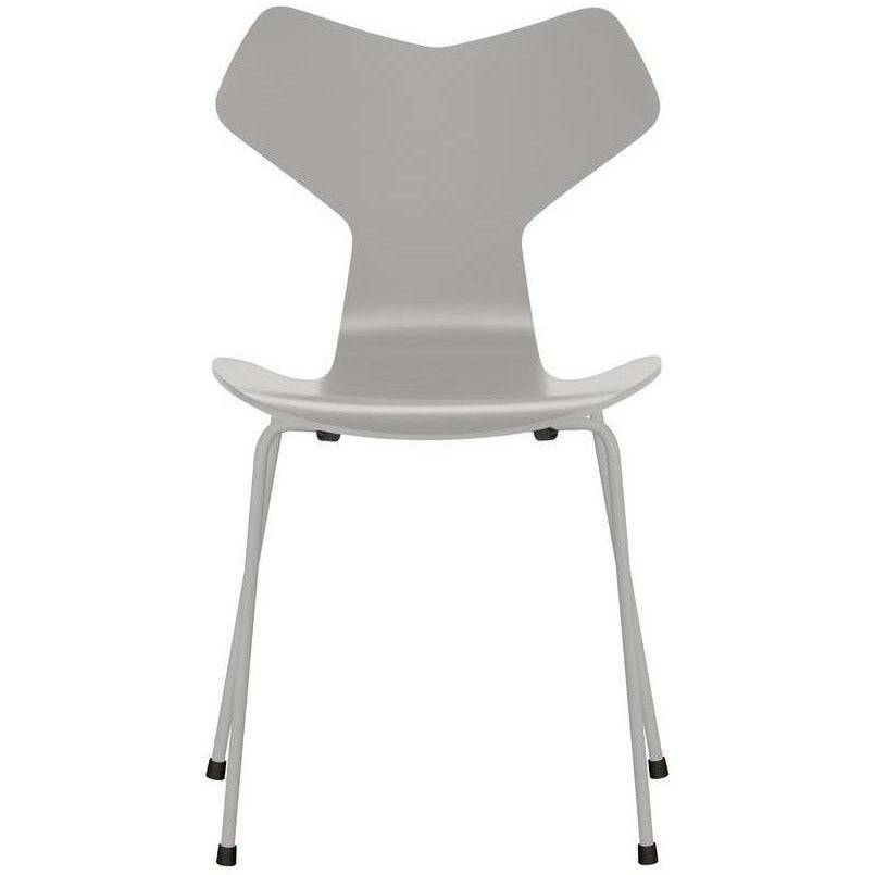 [product_category]-Fritz Hansen Grand Prix Chair Lacquered Nine Grey Shell, Nine Grey Base-Fritz Hansen-3130-Lacquered-NineGrey-NineGrey-FRI-1