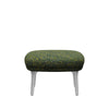 Fritz Hansen Jh11 Ro Footstoll Aluminum, Atom Green