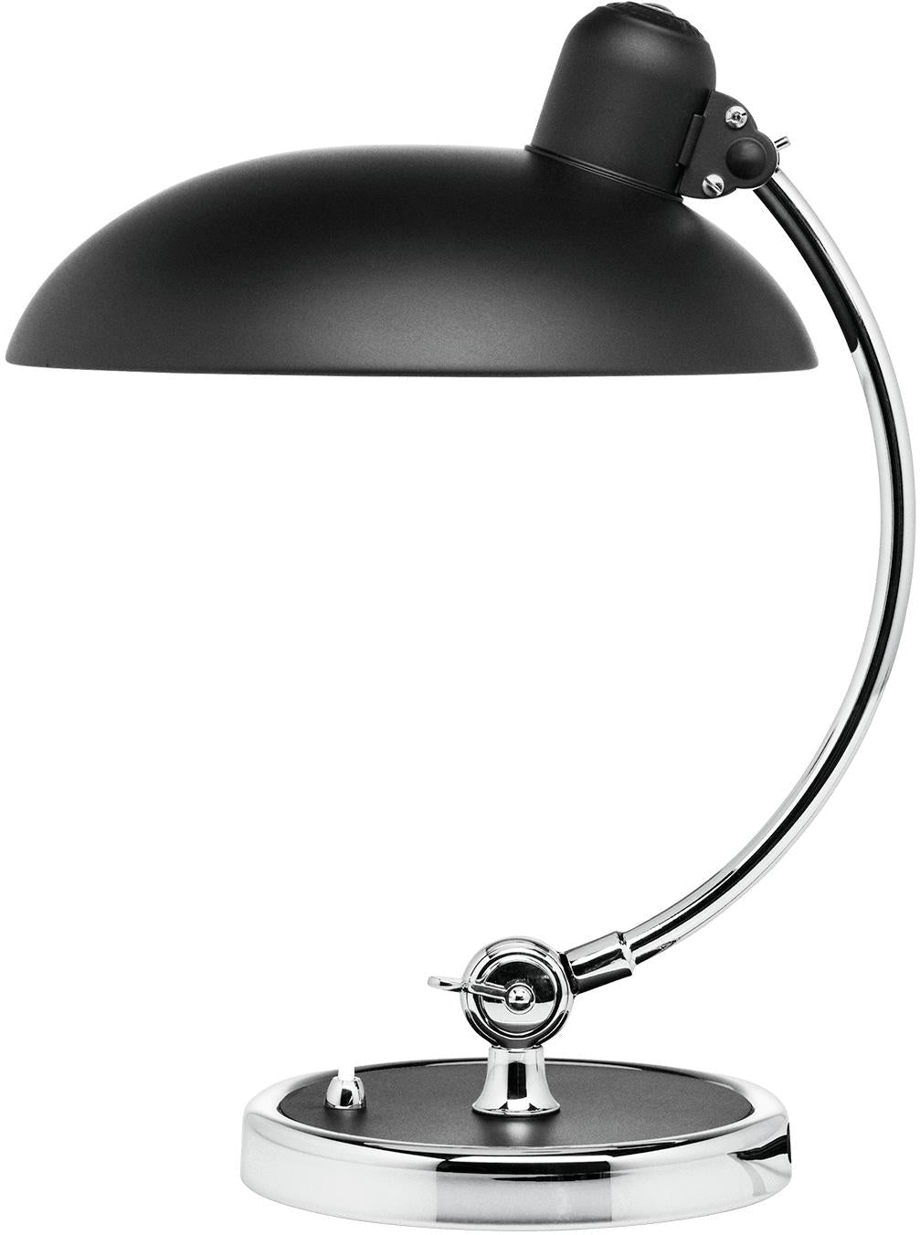 [product_category]-Fritz Hansen Kaiser Idell Table Lamp Matt Black, ø28 Cm-Fritz Hansen-5702377015087-62701508-FRI-1