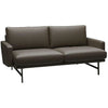 Fritz Hansen Lissoni Sofa Læder 2-Personer, Brun Bronze/Brun Essential Stone