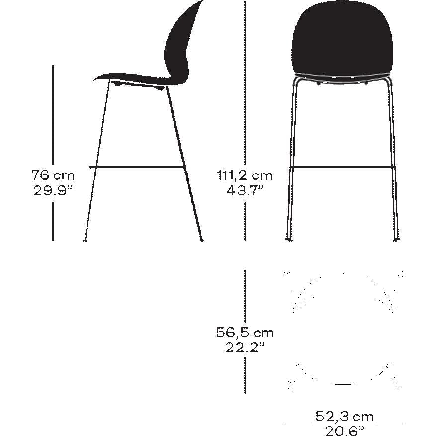 [product_category]-Fritz Hansen N02 Recycle High Bar Stool, Light Blue/Light Blue-Fritz Hansen-N02-50-Light-Blue-Light-Blue-FRI-6