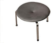 Fritz Hansen Pk33™ Stool, Leather, Smoked Grey