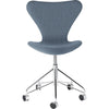 Fritz Hansen Series 7™ Swivel Chair Full Upholstery Fabric Christianshavn, Light Blue