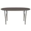 Fritz Hansen Superellipse™ Dining Table Brown Bronze/Grey Fenix Laminates, 150x100 Cm