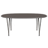 Fritz Hansen Superellipse™ Dining Table Brown Bronze/Grey Fenix Laminates, 180x120 Cm