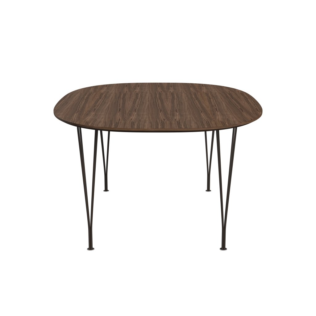 [product_category]-Fritz Hansen Superellipse Dining Table Brown Bronze/Walnut Veneer With Table Edge Made Of Walnut, 180x120 Cm-Fritz Hansen-B613-WAL001-WAL001-DBPC-FRI-3