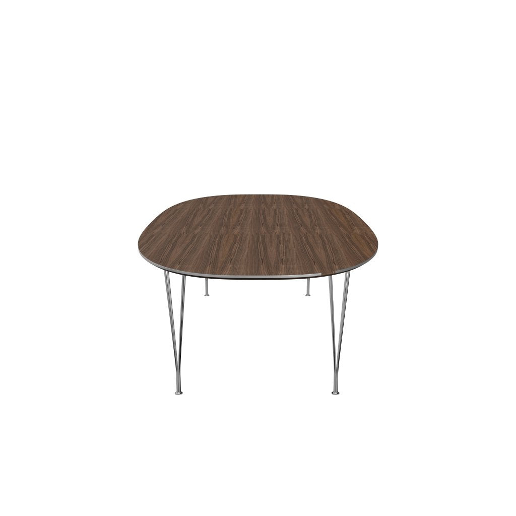 [product_category]-Fritz Hansen Superellipse Dining Table Chrome/Walnut Veneer, 300x130 Cm-Fritz Hansen-B617-WAL001-SPAL-CST-FRI-3