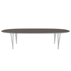 Fritz Hansen Superellipse™ Dining Table Grey Powder Coated/Grey Fenix Laminates, 300x130 Cm