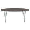 Fritz Hansen Superellipse Dining Table Nine Grey/Grey Fenix Laminates, 180x120 Cm