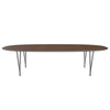 Fritz Hansen Superellipse™ Dining Table Warm Graphite/Walnut Veneer, 300x130 Cm