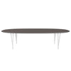 Fritz Hansen Superellipse Dining Table White/Grey Fenix Laminates, 300x130 Cm