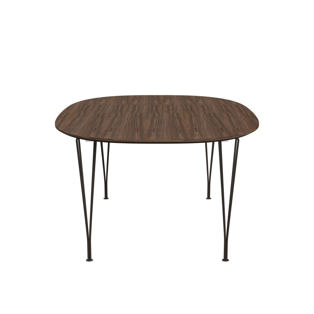 [product_category]-Fritz Hansen Superellipse Extendable Table Brown Bronze/Walnut Veneer With Walnut Table Edge, 300x120 Cm-Fritz Hansen-B619-WAL001-WAL001-DBPC-FRI-3