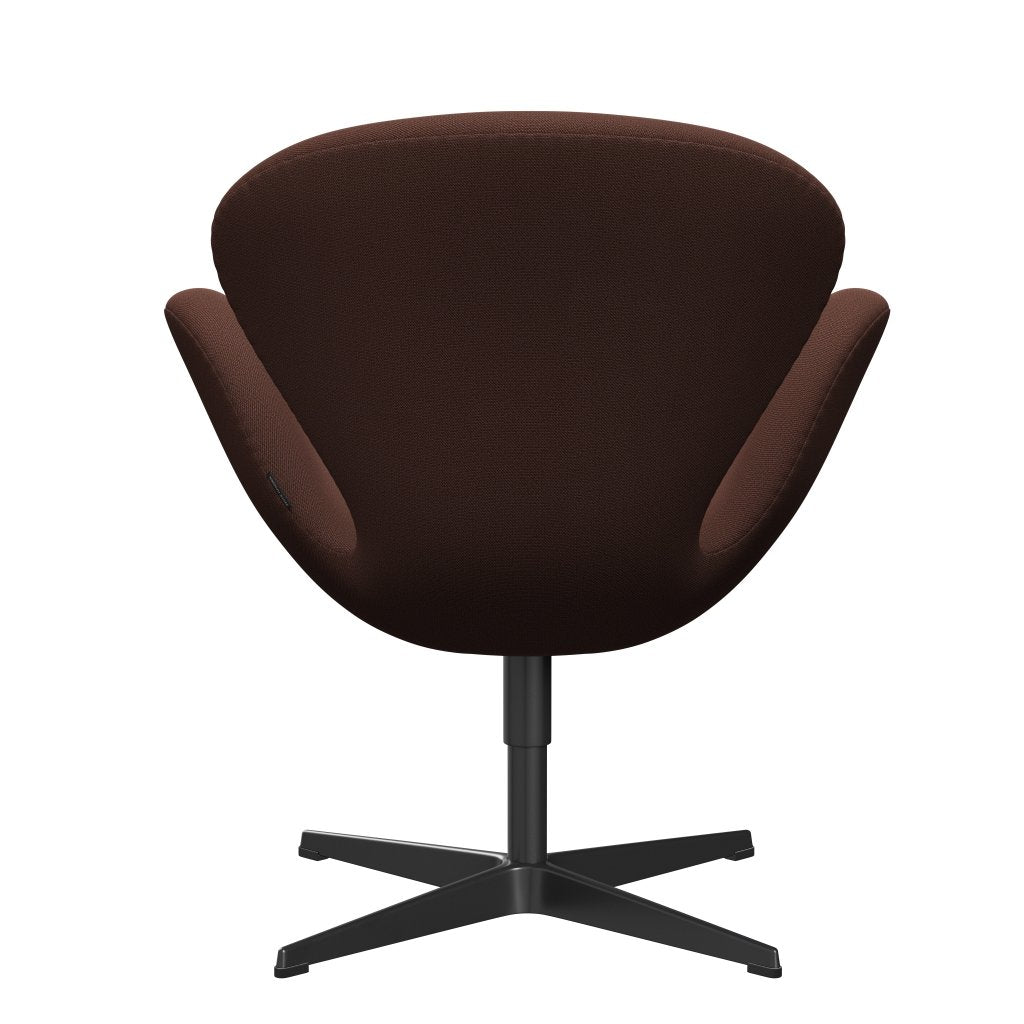 [product_category]-Fritz Hansen Swan Lounge Chair, Black Lacquered/Capture Brown/Light Pink-Fritz Hansen-3320-CP7301-BLLA-FRI-4