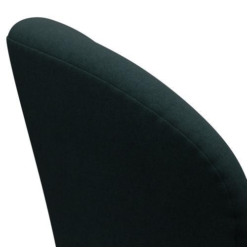 [product_category]-Fritz Hansen Swan Lounge Chair, Black Lacquered/Divina Dark Green (886)-Fritz Hansen-3320-DIV886-BLLA-FRI-5