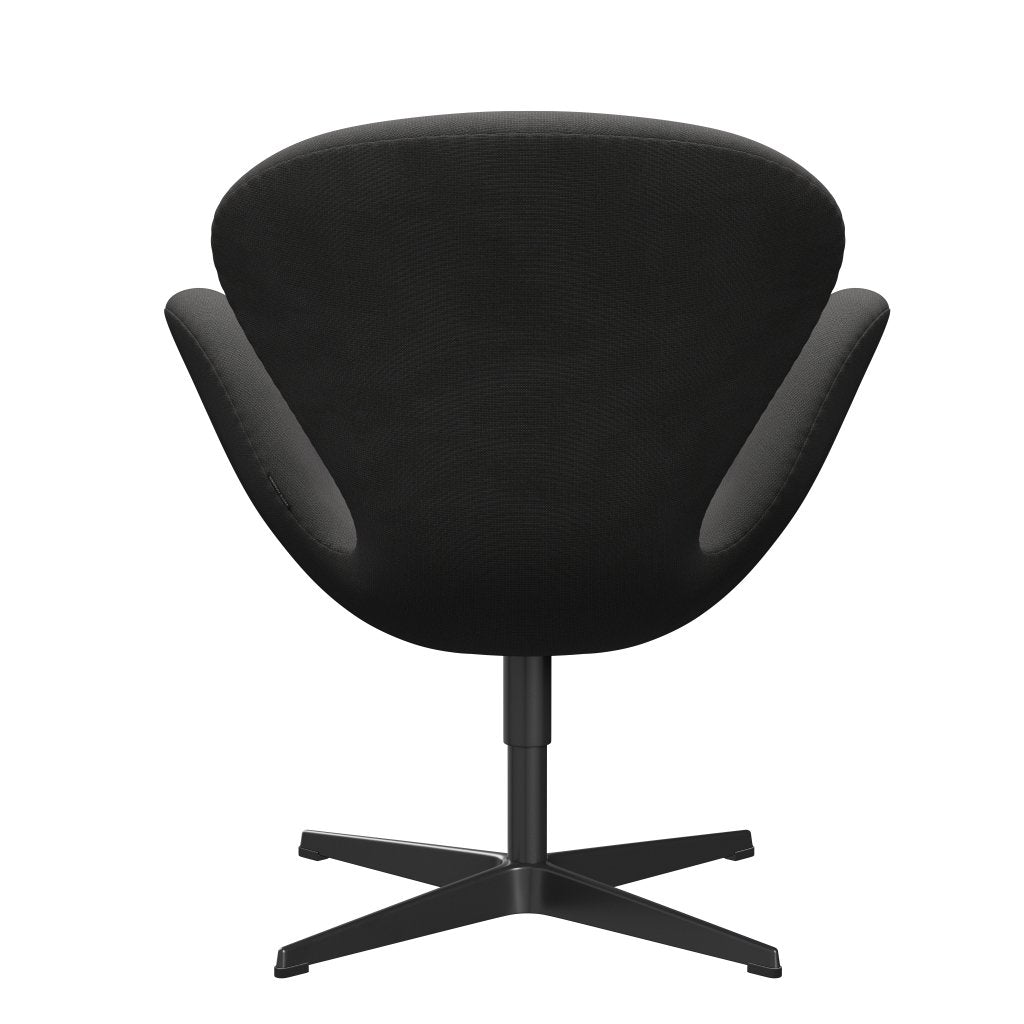 [product_category]-Fritz Hansen Swan Lounge Chair, Black Lacquered/Fame Dark Grey-Fritz Hansen-3320-F61133-BLLA-FRI-4