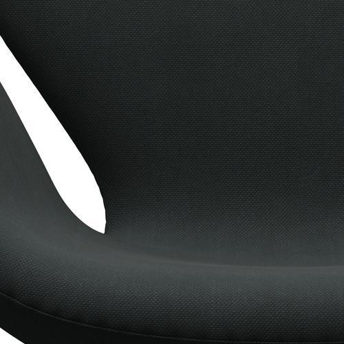 [product_category]-Fritz Hansen Swan Lounge Chair, Black Lacquered/Steelcut Charcoal-Fritz Hansen-3320-STI180-BLLA-FRI-6