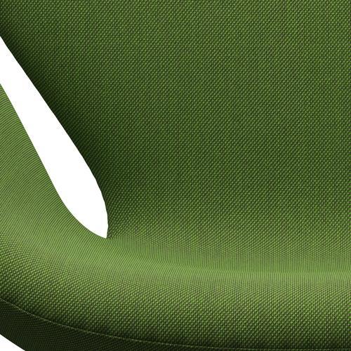 [product_category]-Fritz Hansen Swan Lounge Chair, Black Lacquered/Steelcut Trio Grass Green-Fritz Hansen-3320-STR953-BLLA-FRI-6