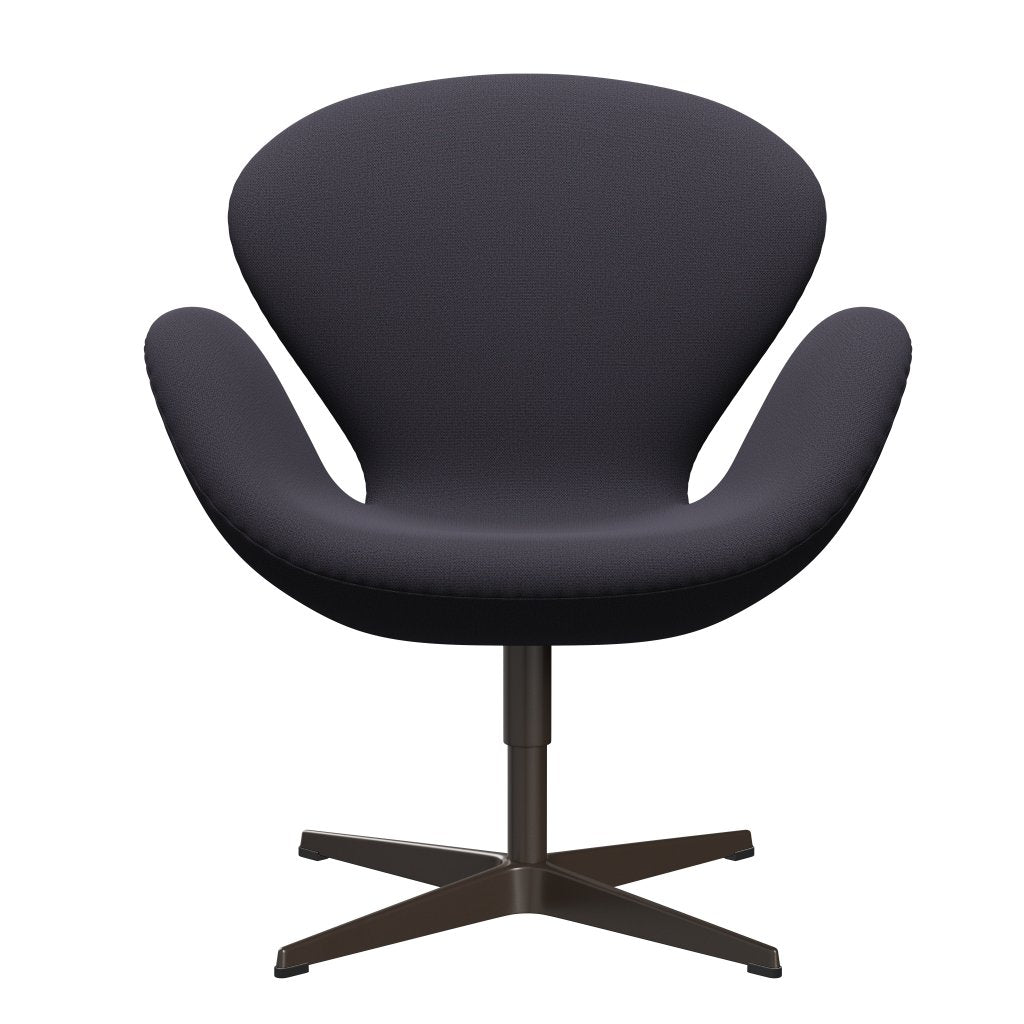 [product_category]-Fritz Hansen Swan Lounge Chair, Brown Bronze/Capture Blue Charcoal-Fritz Hansen-3320-CP5201-BBBASE-FRI-1