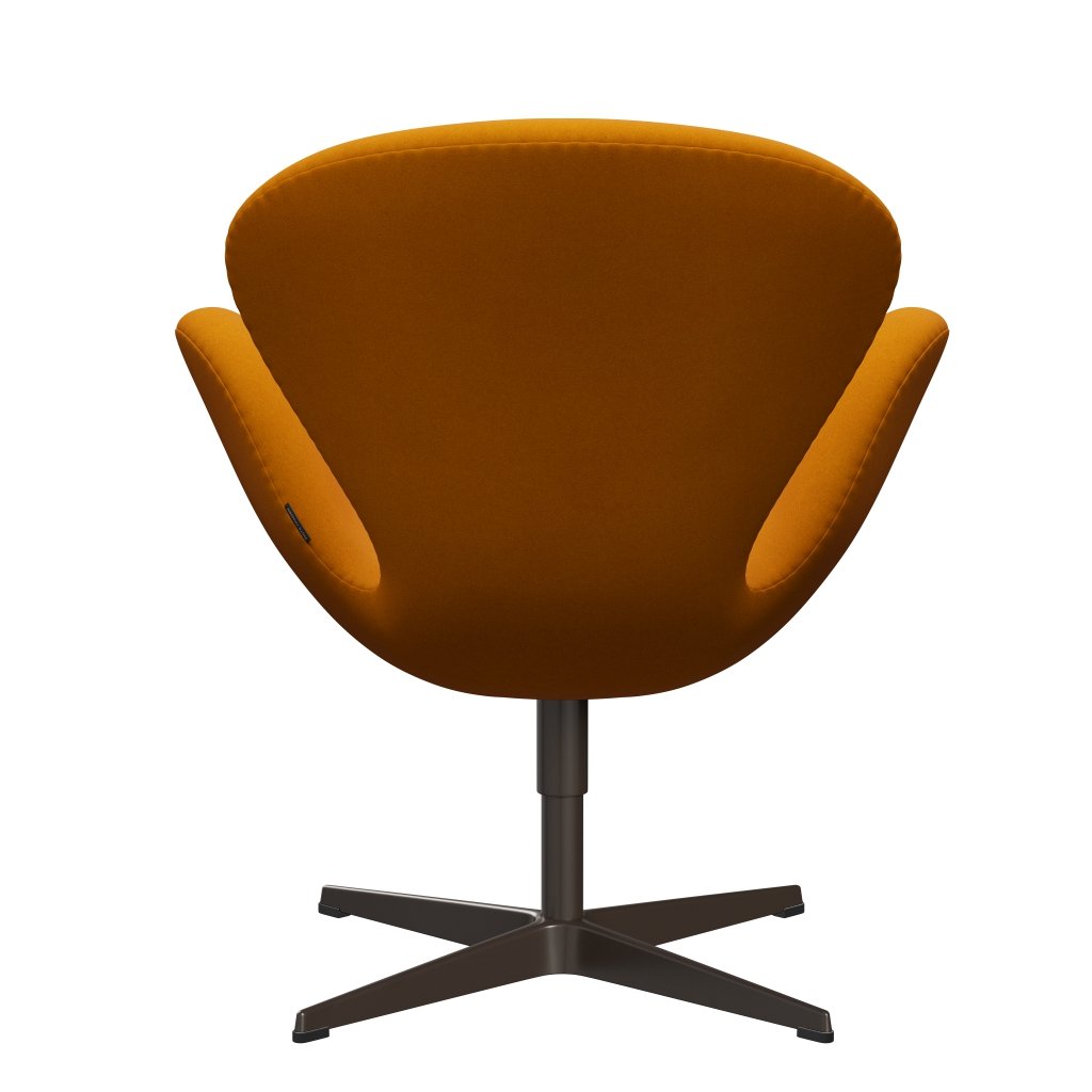 [product_category]-Fritz Hansen Swan Lounge Chair, Brown Bronze/Divina Mustard-Fritz Hansen-3320-DIV462-BBBASE-FRI-4