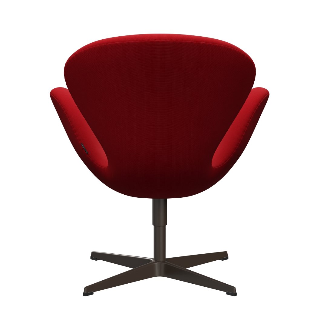 [product_category]-Fritz Hansen Swan Lounge Chair, Brown Bronze/Fame Red (64089)-Fritz Hansen-3320-F64089-BBBASE-FRI-4