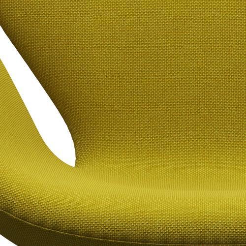 [product_category]-Fritz Hansen Swan Lounge Chair, Brown Bronze/Hallingdal Yellow/Green-Fritz Hansen-3320-HAL420-BBBASE-FRI-6