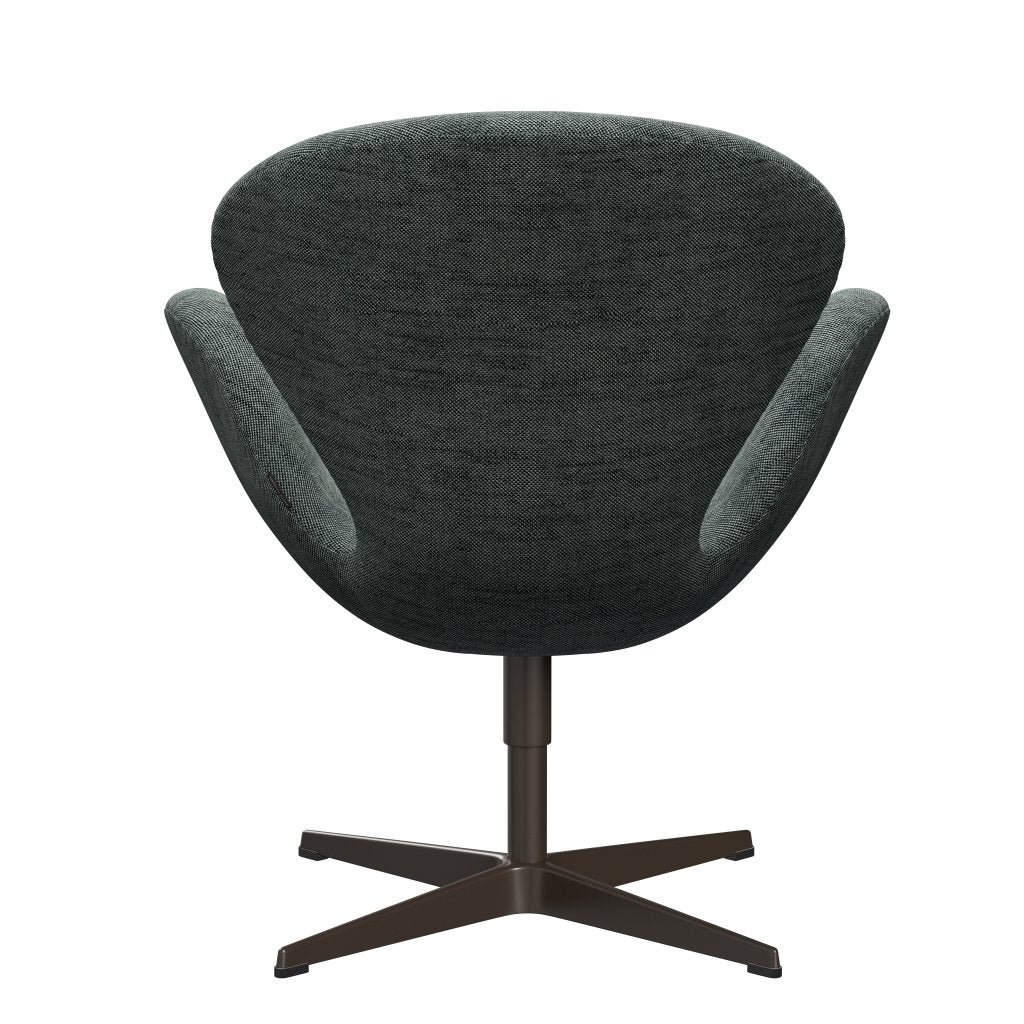 [product_category]-Fritz Hansen Swan Lounge Chair, Brown Bronze/Sunniva Black/White-Fritz Hansen-3320-SV163-BBBASE-FRI-4