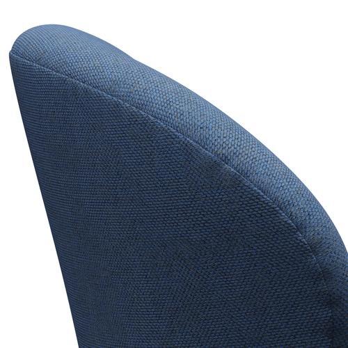 [product_category]-Fritz Hansen Swan Lounge Chair, Satin Brushed Aluminium/Re Wool Blue/Natural-Fritz Hansen-3320-REW758-SPAL-FRI-5