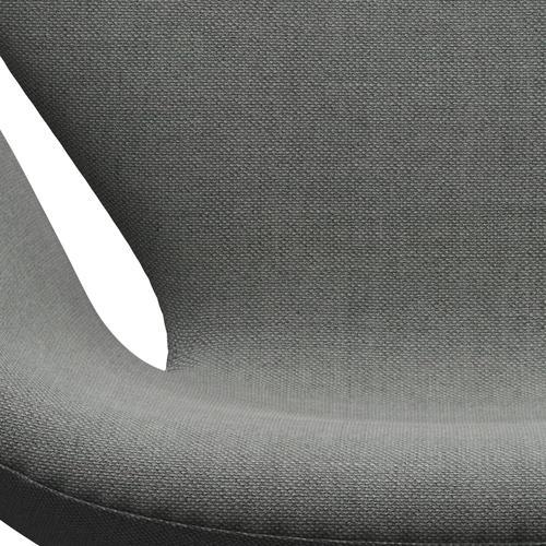 [product_category]-Fritz Hansen Swan Lounge Chair, Satin Brushed Aluminium/Sunniva Grey-Fritz Hansen-3320-SV242-SPAL-FRI-6